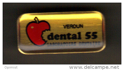30540-pin's Verdun.laboratoire Dentaire.dental 55.Pomme. - Medical
