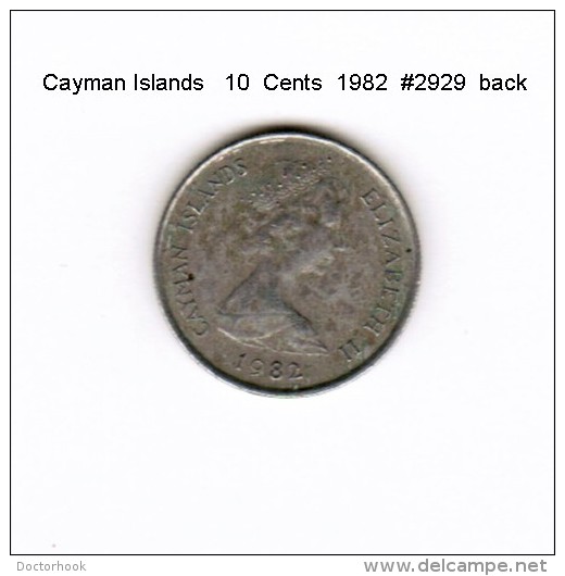 CAYMAN ISLANDS    10  CENTS  1982  (KM # 3) - Kaaiman Eilanden