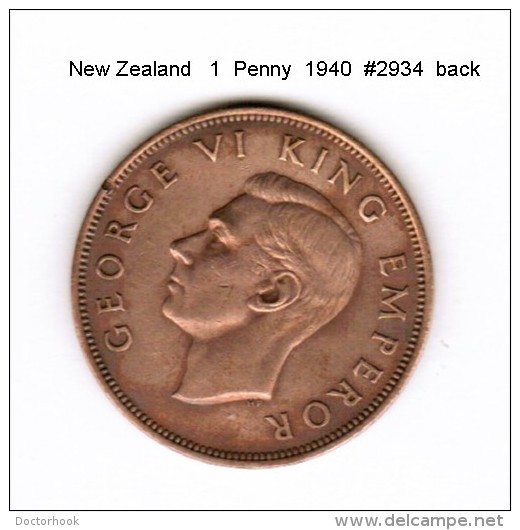 NEW ZEALAND    1  PENNY  1940  (KM # 13) - Nueva Zelanda