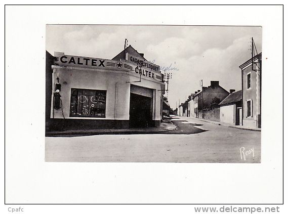 Carte 1950 GUENROUET / ROUTE DE NOTRE DAME DE GRACE  ( Garage Loquet "caltex") - Guenrouet