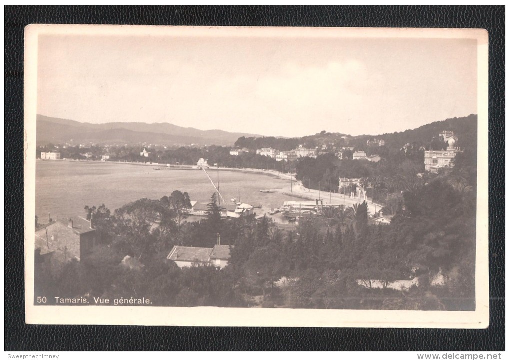 CPA TAMARIS VUE GENERALE CARTE PHOTO A. DUBOIS Art-photo 65.quai Cronstadt TOULON UNUSED - Tamaris