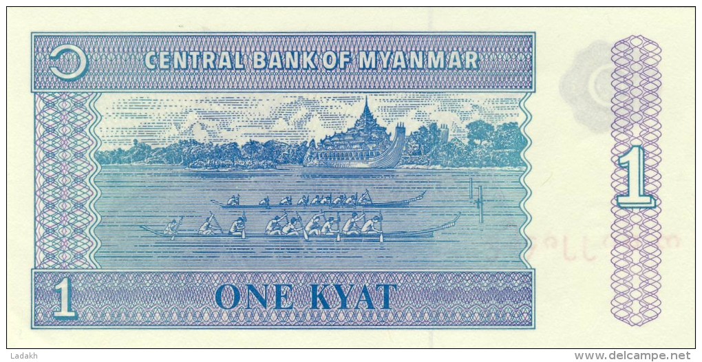 BILLET # MYANMAR (BIRMANIE ) # 1991/98 # 1 KYAT    #  PICK 69 - Myanmar