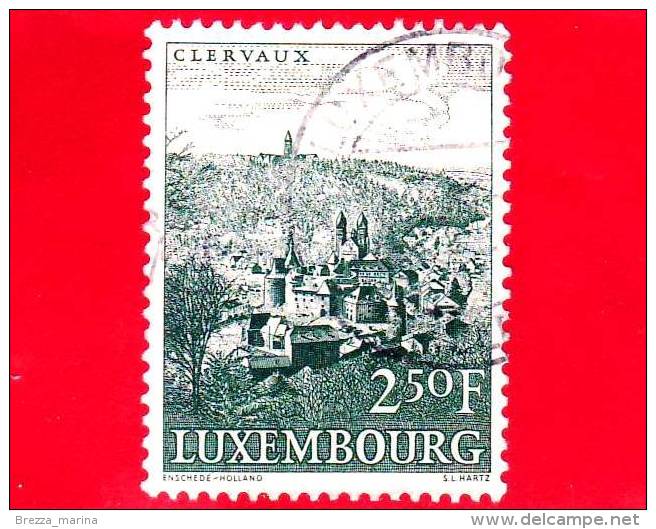 LUSSEMBURGO - 1961 - Panorami - Clervaux - 2.50 - Used Stamps