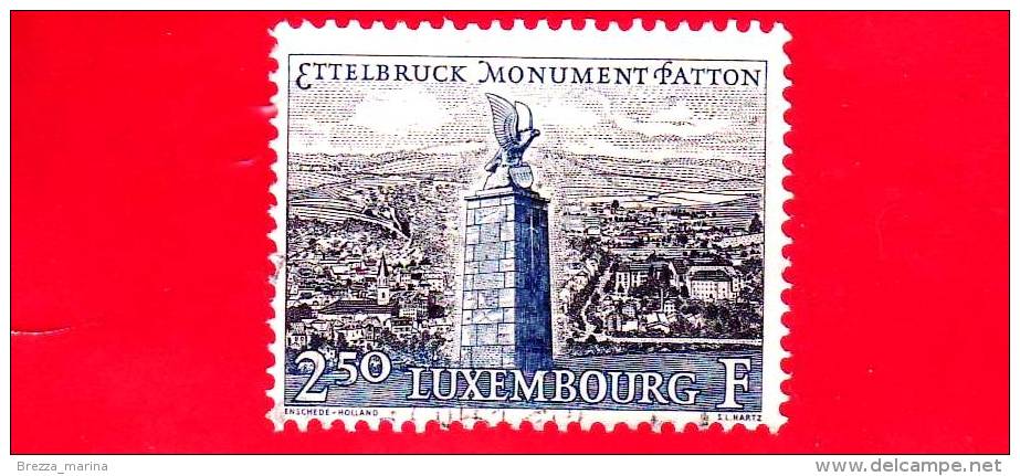 LUSSEMBURGO - 1961 - Panorami - Ettelbruck - Monumeto Patton - 2.50 - Used Stamps
