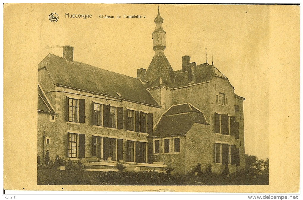 CP De HUCCORGNE " Château De Famelette " . - Wanze
