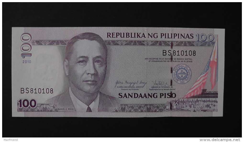 Philippines - 100 Piso - 2010 - P 202 - Unc - Look Scan - Philippinen