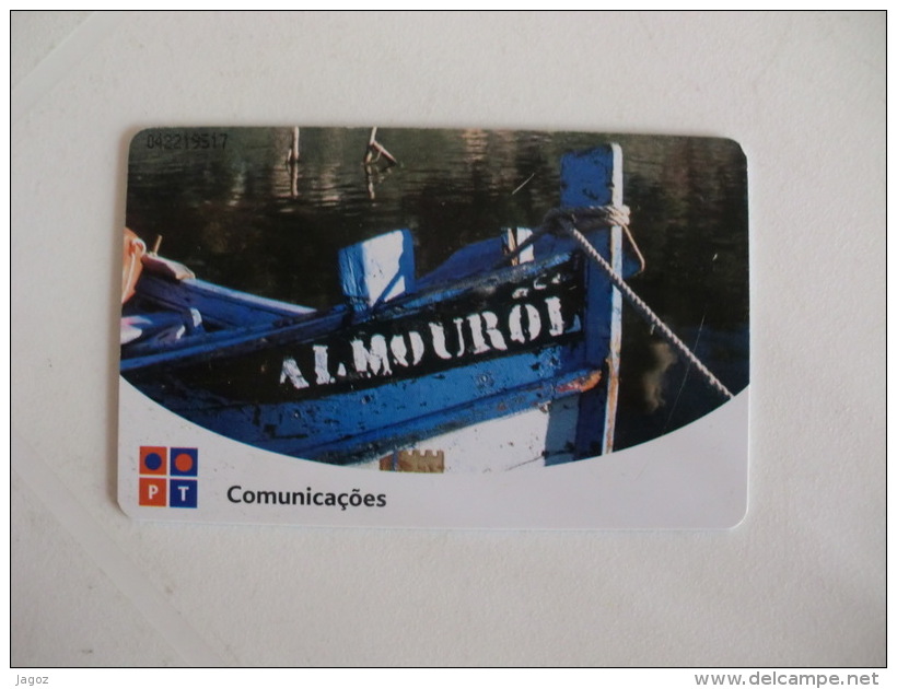 Phonecard/ Telécarte Telecom Card Castelo De Almourol - Vila Nova Da Barquinha 50 Impulsos Portugal - Portugal