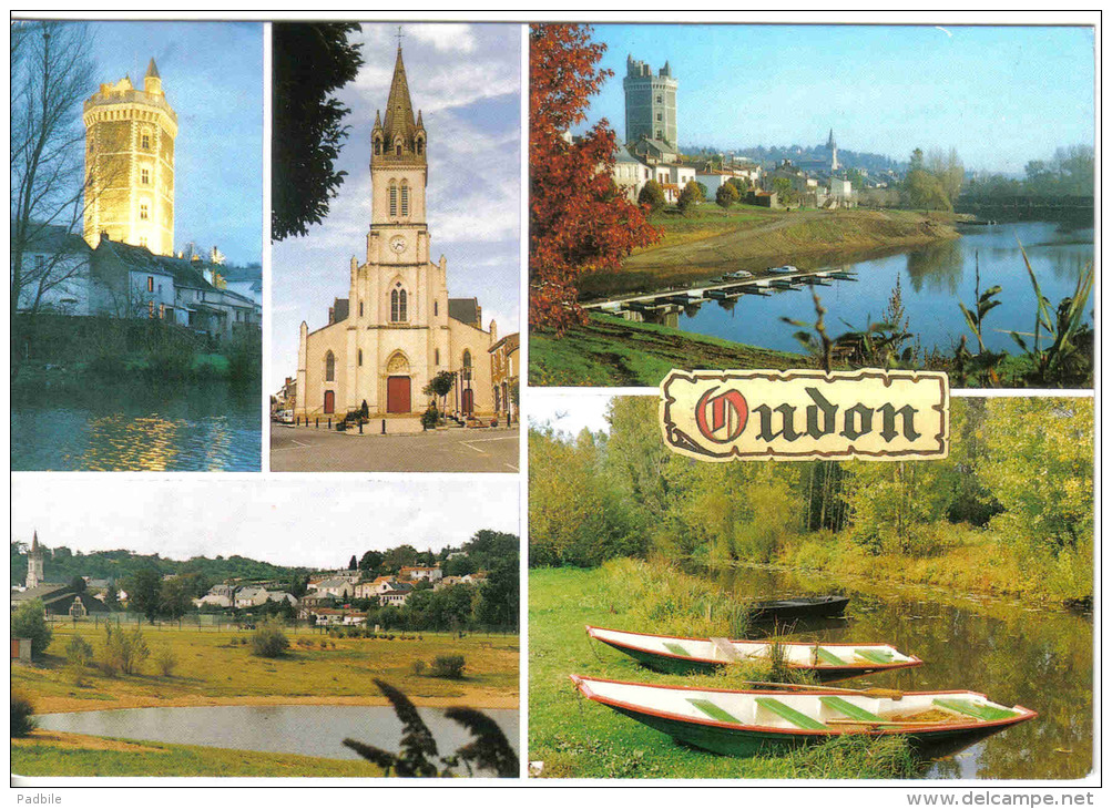 Carte Postale 44. Oudon  Trés Beau Plan - Oudon