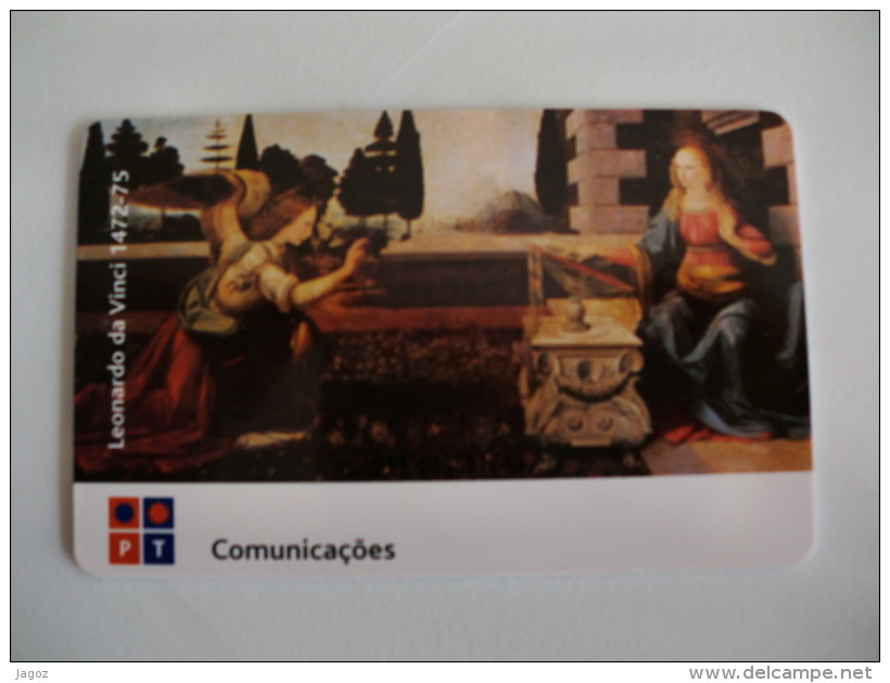 Phonecard/ Telécarte Telecom Card Arcanjo Gabriel/ Leonardo Da Vinci Portugal - Portugal