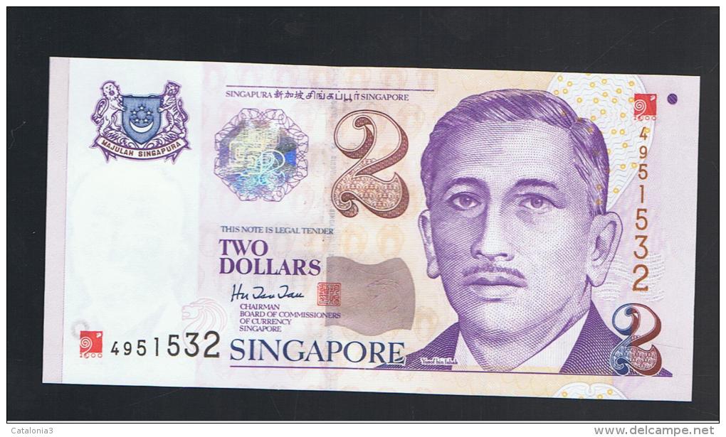 SINGAPUR - SINGAPORE -  2 Dolar  2000 SC   P-45 - Singapur