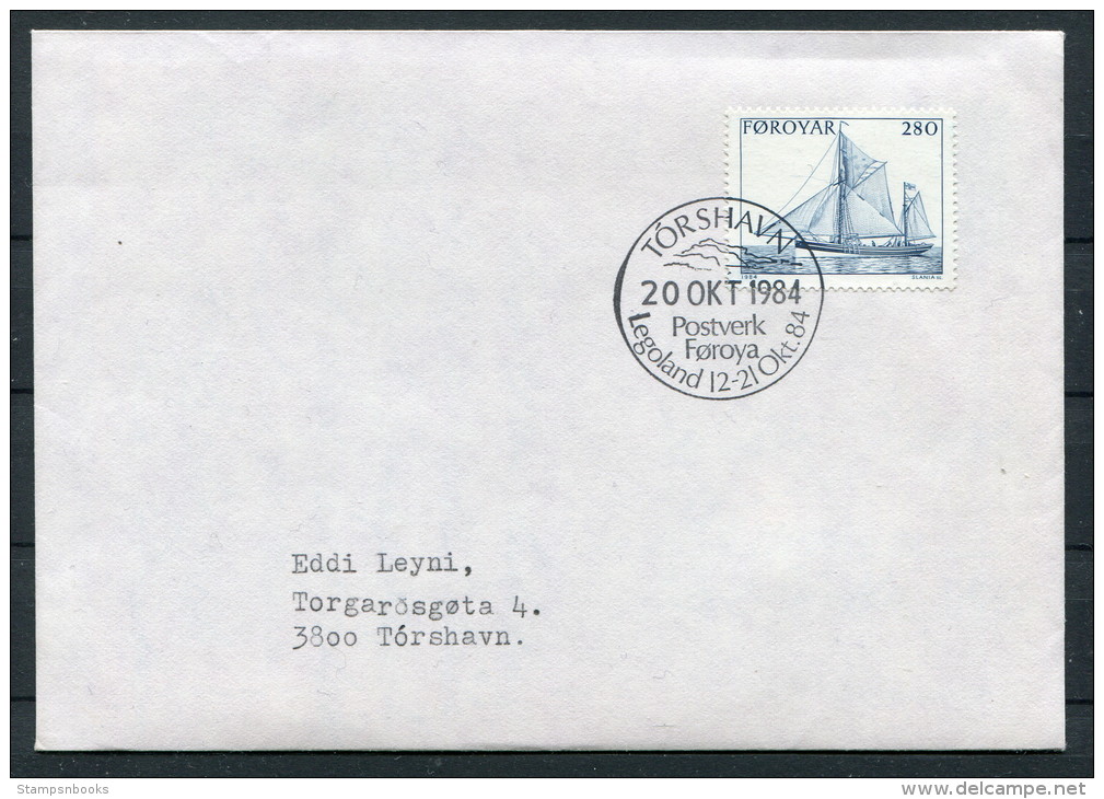 1984 Faroes Thorshavn Slania Legoland Cover - Färöer Inseln