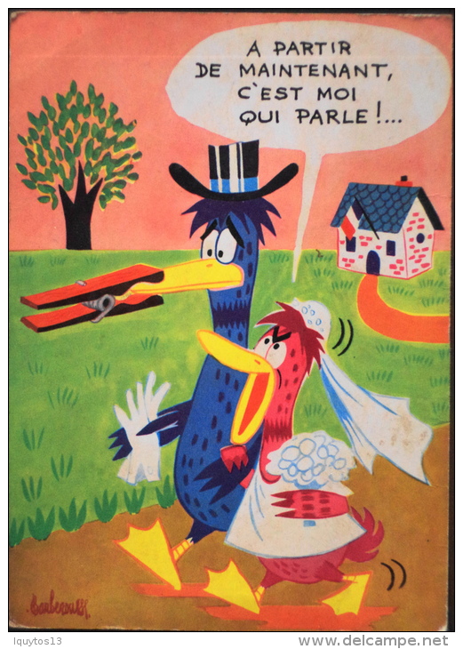 CARTE POSTALE  - BARBEROUSSE - " Les Animaux " A Partir De Maintenant C'est Moi Qui Parle - Bon état - Barberousse