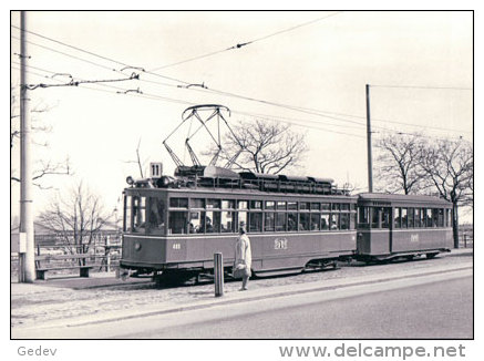 Tramways Balois, Basel Münchensteinerstrasse, Photo 1968, BVA, BVB 155.7 - Bâle