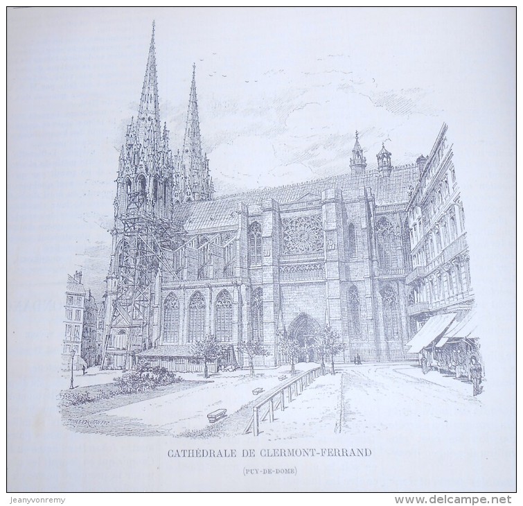 La Semaine Des Constructeurs. N°18.  29  Octobre 1887.Hôtel Particulier, Rue De Tilsit à Paris. Cathédrale De Clermont-F - Revues Anciennes - Avant 1900