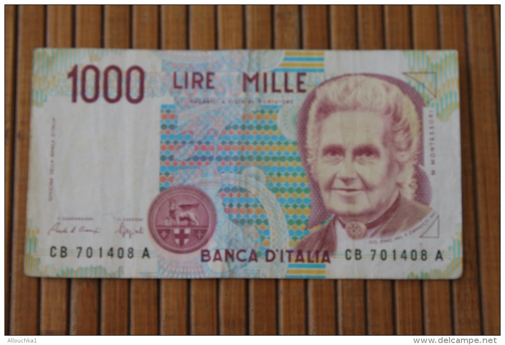 ITALIE 1000 Lires 3/10/1990 ITALIA -1946 : Royaume &gt; Biglietto Di Stato - 1.000 Lire