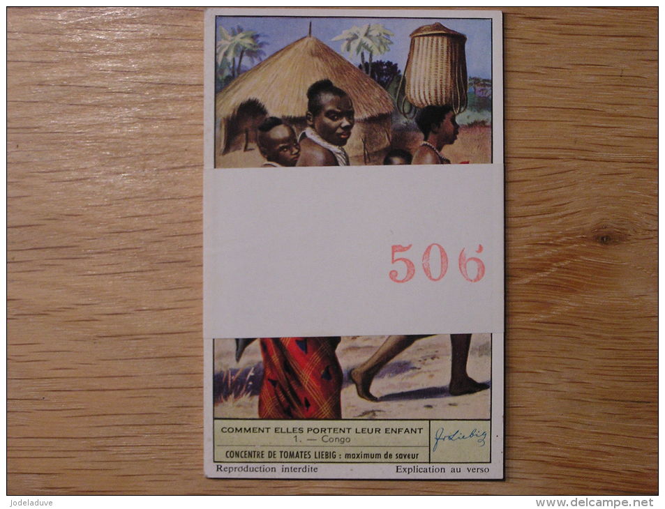 COMMENT ELLES PORTENT LEUR ENFANT 506 Liebig Série Complète De 6 Chromos Trading Cards Chromo - Liebig