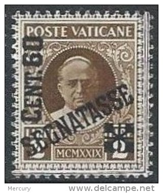 VATICAN - 60 C. Sur 2 L. Neuf - Taxes