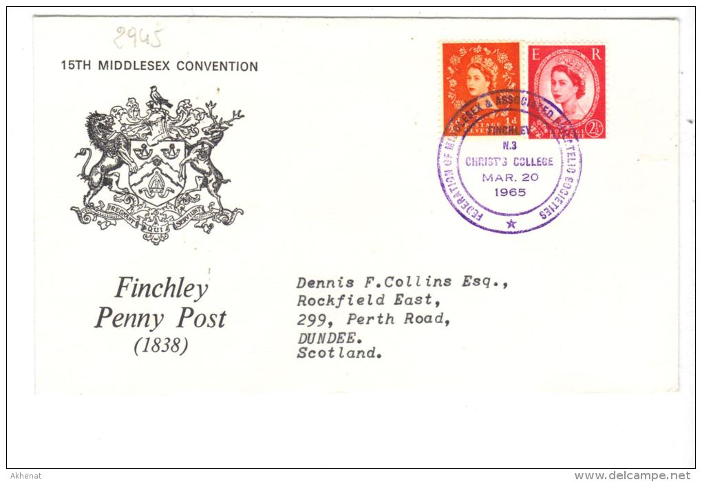 VER2945 - GRAN BRETAGNA 1965 , 15th Middlesex Convention . - Lettres & Documents