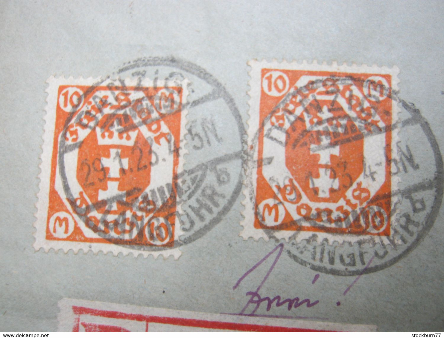 1923, Einschreiben Aus Langfuhr - Covers & Documents
