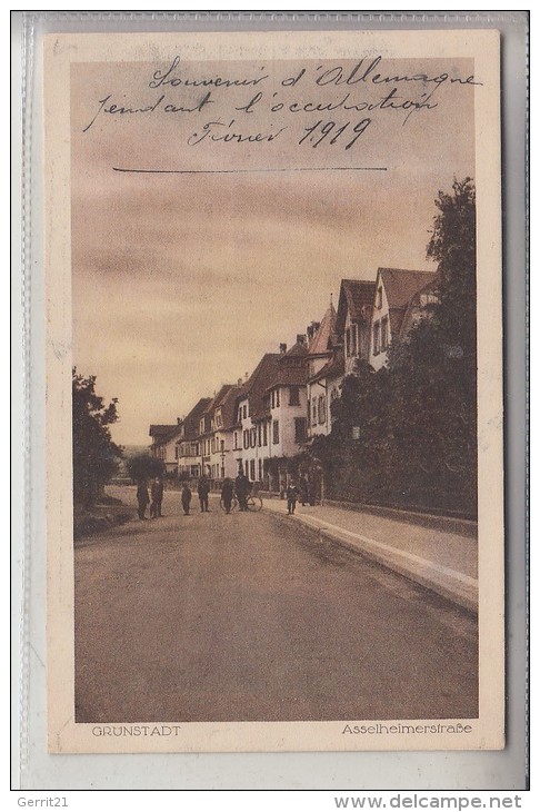 6718 GRÜNSTADT, Asselheimerstrasse, 1919 - Gruenstadt