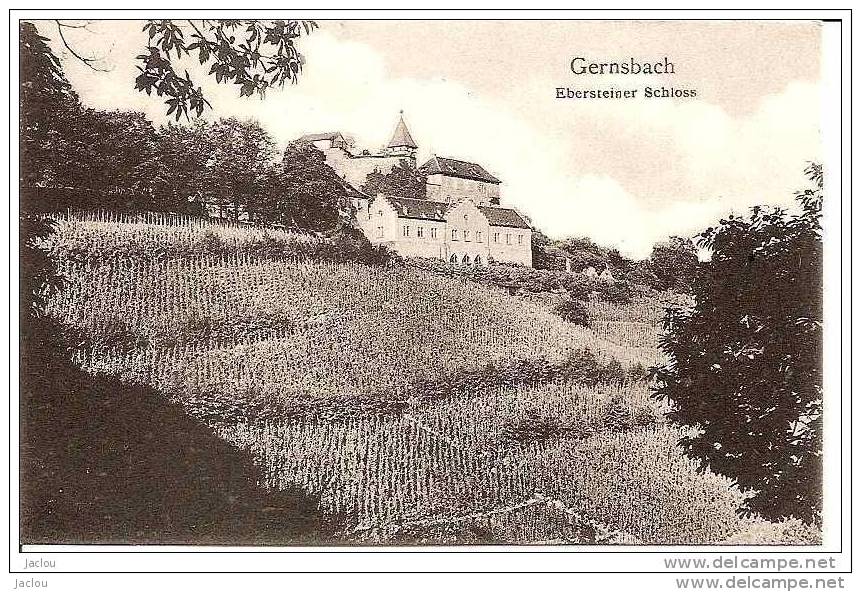 GERNSBACH EBERSTEINER SCLOSS REF 14463 - Gernsbach