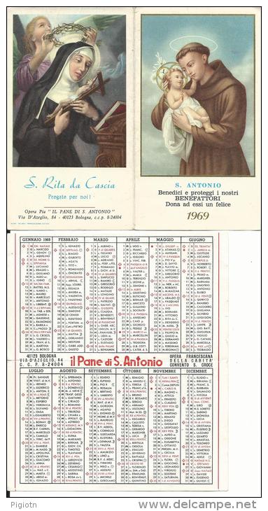 CAL405.1 - CALENDARIETTO 1969 - PANE DI S. ANTONIO - Small : 1961-70