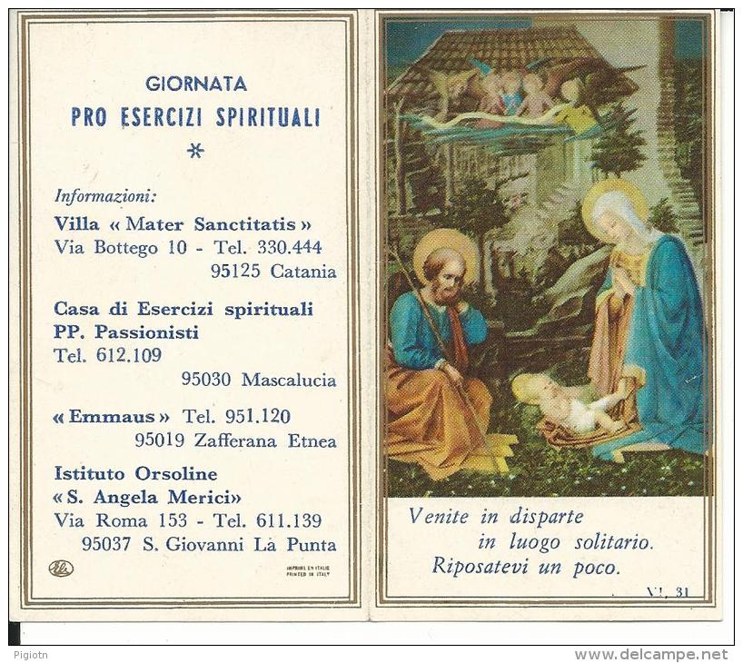 CAL407 - CALENDARIETTO 1974 - GIORNATA PRO ESERCIZI SPIRITUALI - Kleinformat : 1971-80