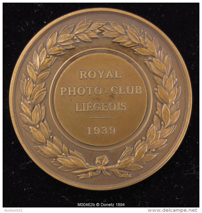 M00462 Royal Photo-club Liégeois (1939) Et Allégorie Avec écus De Belgique, France Et Hollande  Au Revers 108 G - Andere & Zonder Classificatie