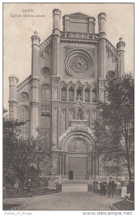 Cpa/pk Gand Gent 1905 St Anna Kerk église Ste Anna - Gent