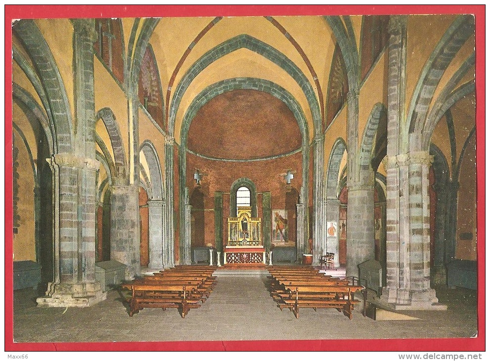 CARTOLINA NV ITALIA - SACRA DI SAN MICHELE (TO) - Interno Della Quinta Chiesa - 10 X 15 - PERFETTA - Kerken