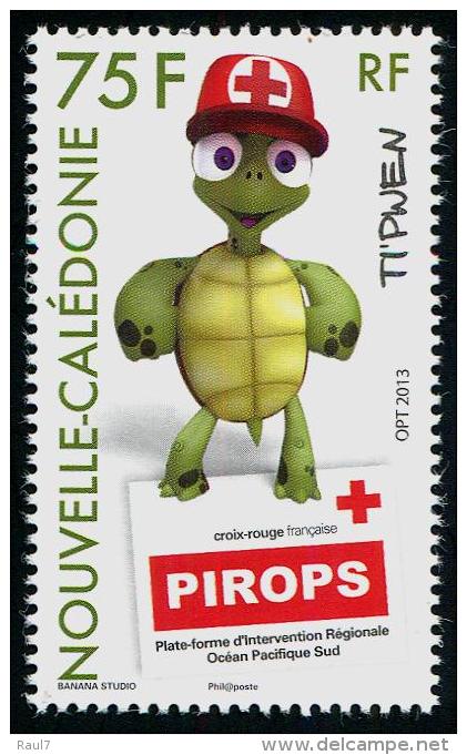 Nouvelle-Calédonie 2013 - Tortue, Croix Rouge - 1val Neufs // Mnh - Unused Stamps