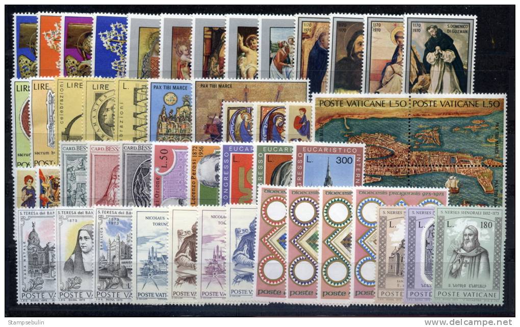 1971-72-73 COMPLETE YEAR PACK MNH ** - Años Completos