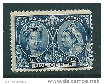 Canada 1887 Jubilee SG 128 MM* - Unused Stamps