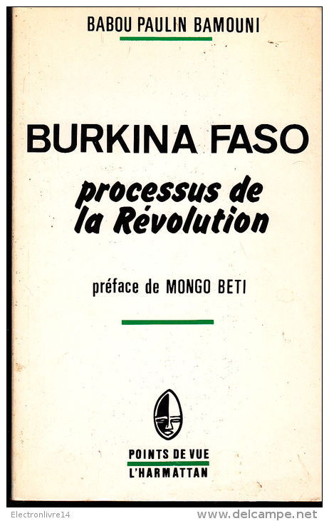 Bamouni Burkina Faso Processus De La Revolution Ed Harmattan - Politique