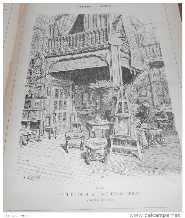 La Semaine Des Constructeurs. N°28.  7 Janvier 1888. Les Abattoirs En Allemagne. Atelier De M.A..Boulevard Bineau, Paris - Magazines - Before 1900