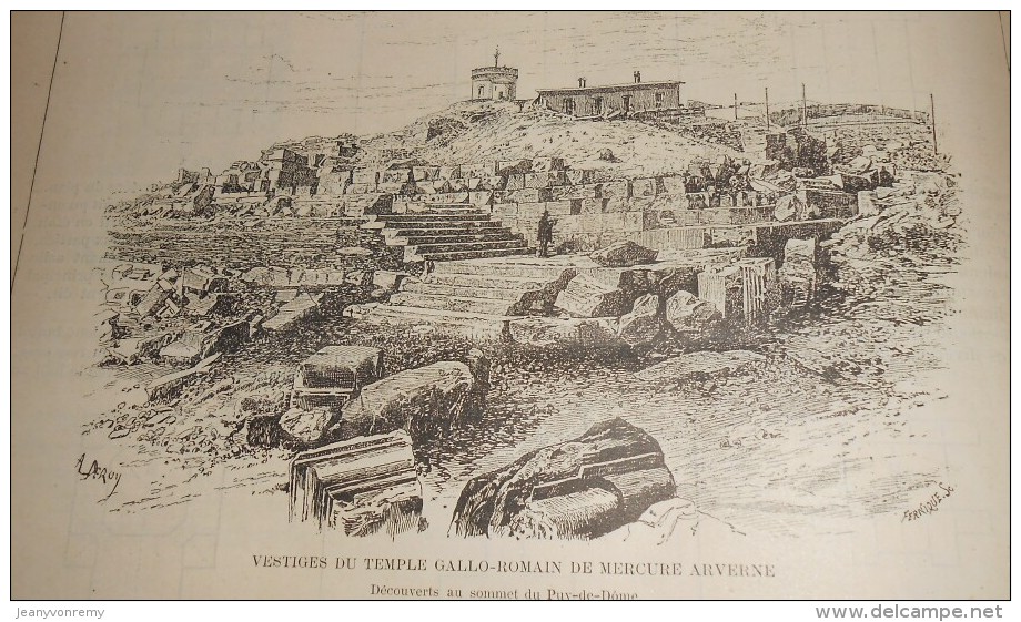 La Semaine Des Constructeurs. N°29.  14 Janvier 1888. Château Wadhurst. Angleterre. Vestiges Gallo-Romains De Mercure Ar - Revues Anciennes - Avant 1900