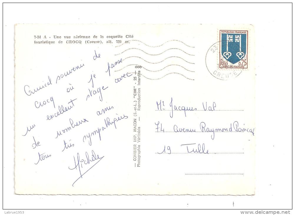Crocq-Vue Aérienne -(Réf.7262) - Crocq