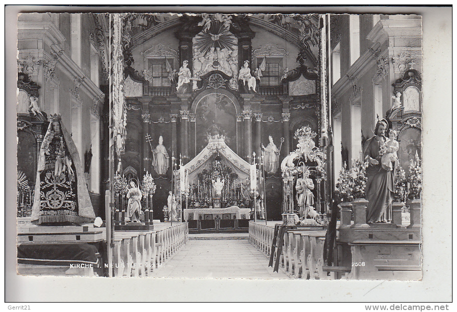 A 6167 NEUSTIFT, Kirche, Innenansicht - Neustift Im Stubaital