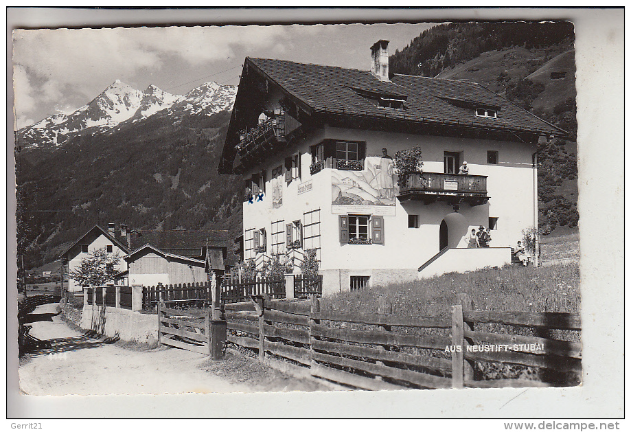 A 6167 NEUSTIFT, Strassenansicht, 1956 - Neustift Im Stubaital