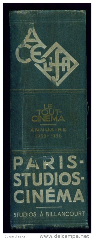 Le TOUT CINEMA Saison 1936-1937 - Publications Filma - 1676 Pages - Cine / Televisión