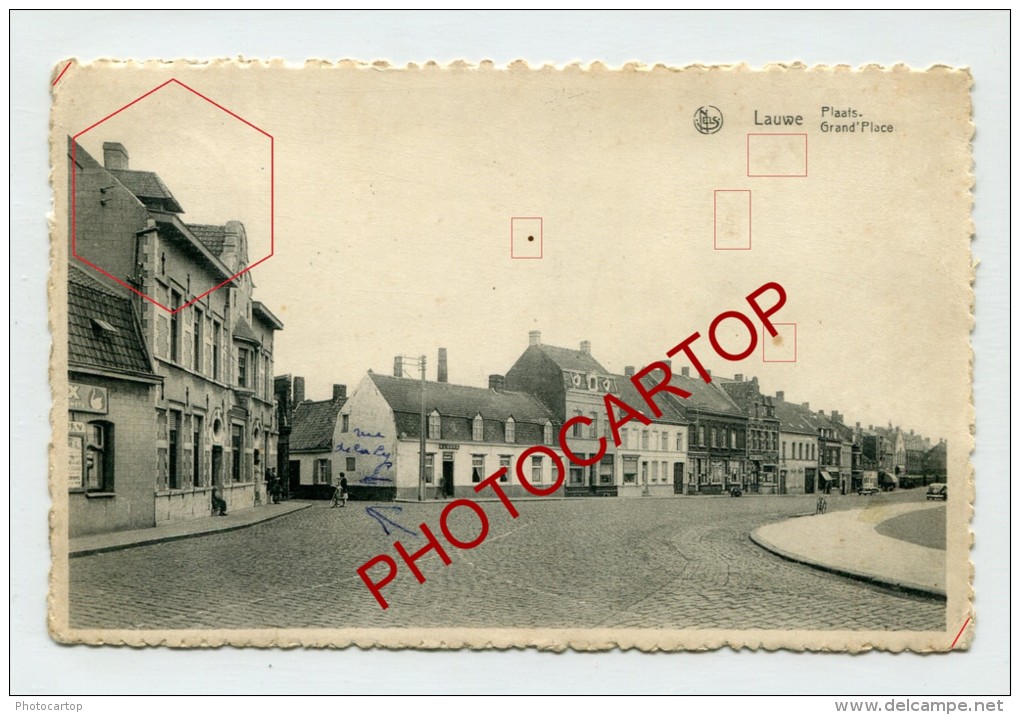 LAUWE-Plaats-Grand' Place-Belgique-BELGIEN-Flandern- - Menen