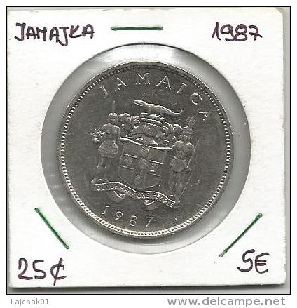 C6 Jamaica 25 Cents 1987. - Jamaique