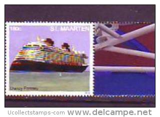 St Maarten  2013  Disney Fantasy  Schip Ship Schiff Bateaux   Postfris/mnh/neuf - Neufs