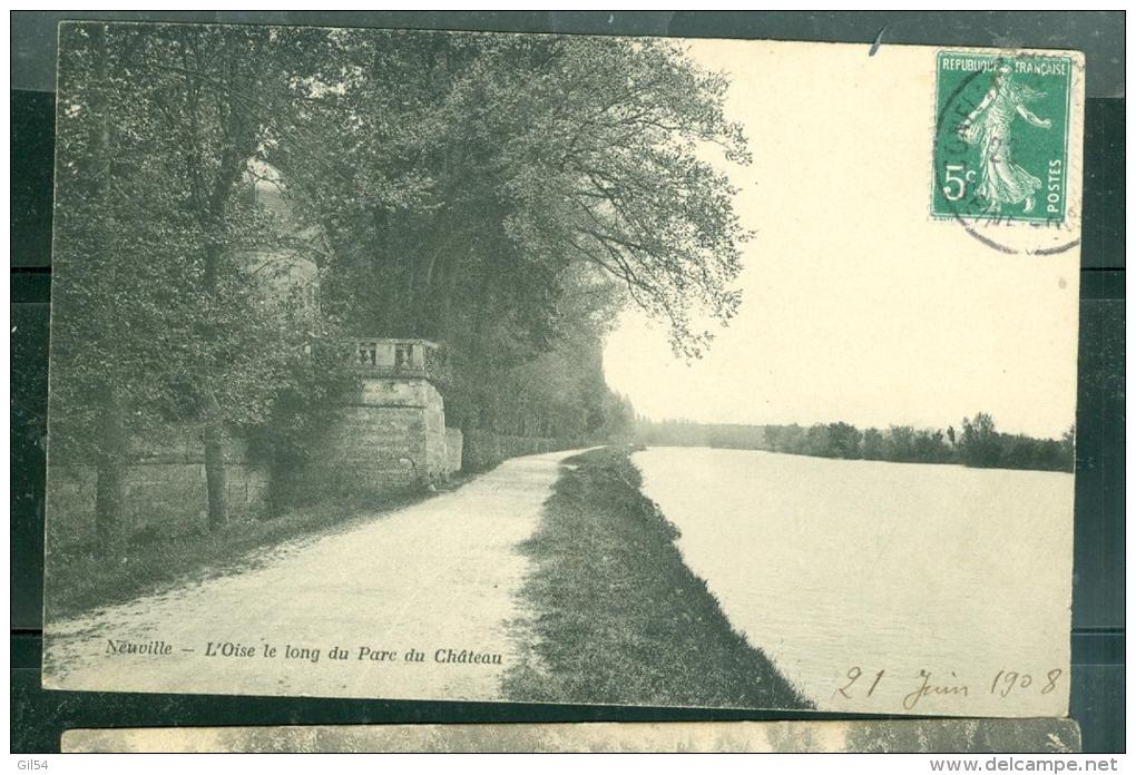 Neuville - L'oise Le Long Du Parc Du Chateau   Abk139 - Neuville-sur-Oise