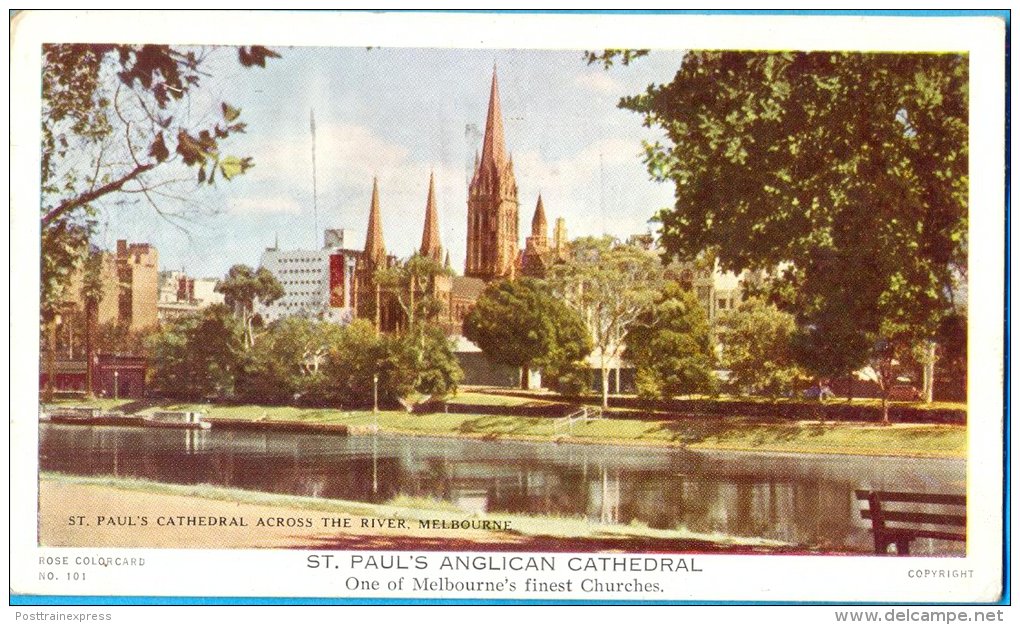 Australia. Melbourne. St Pul's Anglican Cathedral. - Melbourne