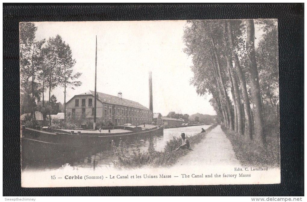 CPA 80 CORBIE - LE CANAL ET LES USINES MASSE  UNUSED - Corbie