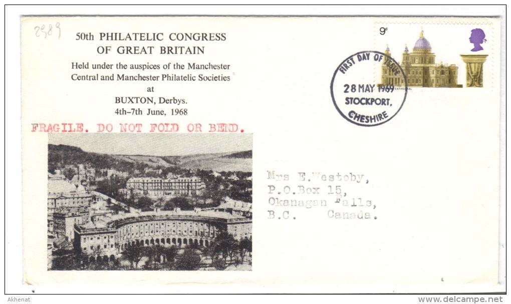 VER2989 - GRAN BRETAGNA 1969 , 50th Philatelic Congress Of Great Britain - Lettres & Documents