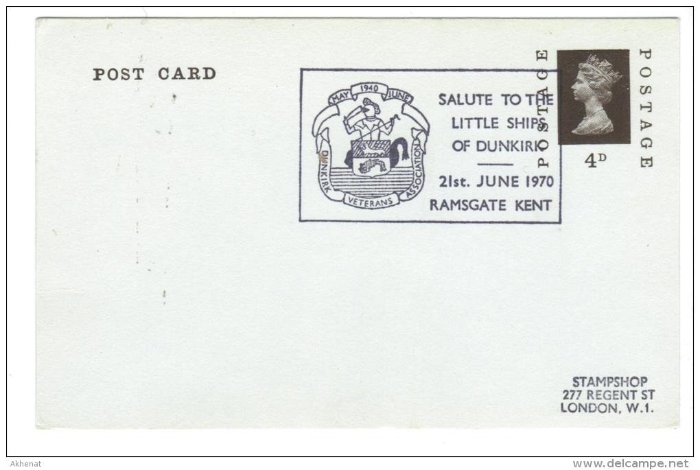 VER2991 - GRAN BRETAGNA , Salute To The Little Ships Of Dunkirk . Ramsgate 1970 - Lettres & Documents