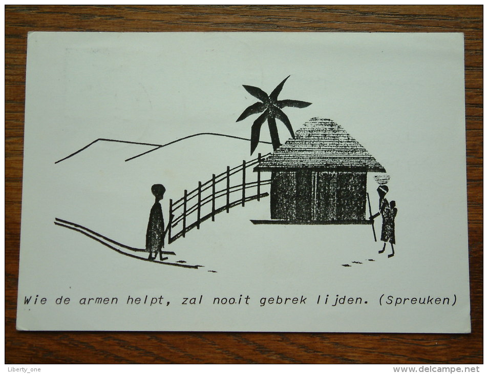 Wie De Armen Helpt, Zal Nooit Gebrek Lijden ( Spreuken ) Anno 1984 ( Zie Foto Voor Details ) !! - Missions