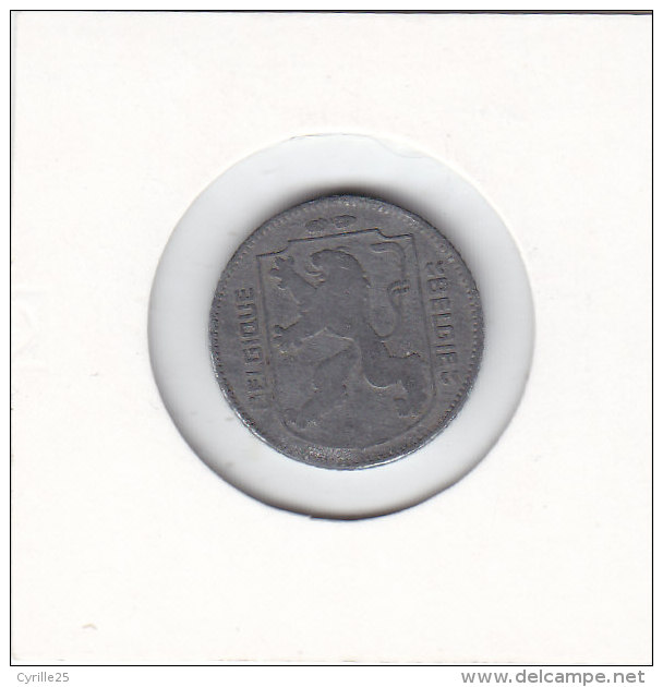 1 FRANC Zinc Léopold III 1941 FR/FL - 1 Franc